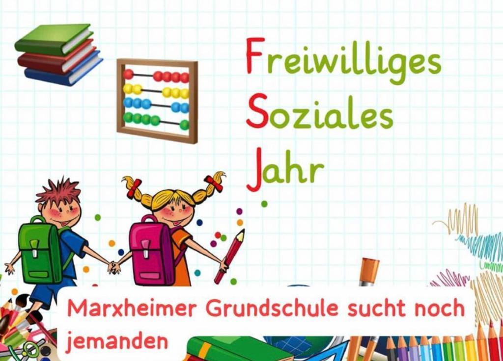 Mach den Unterschied: Dein Freiwilliges Soziales Jahr an der Marxheimer Grundschule! 🌟